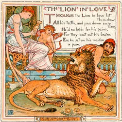 The Lion in Love, illustration from 